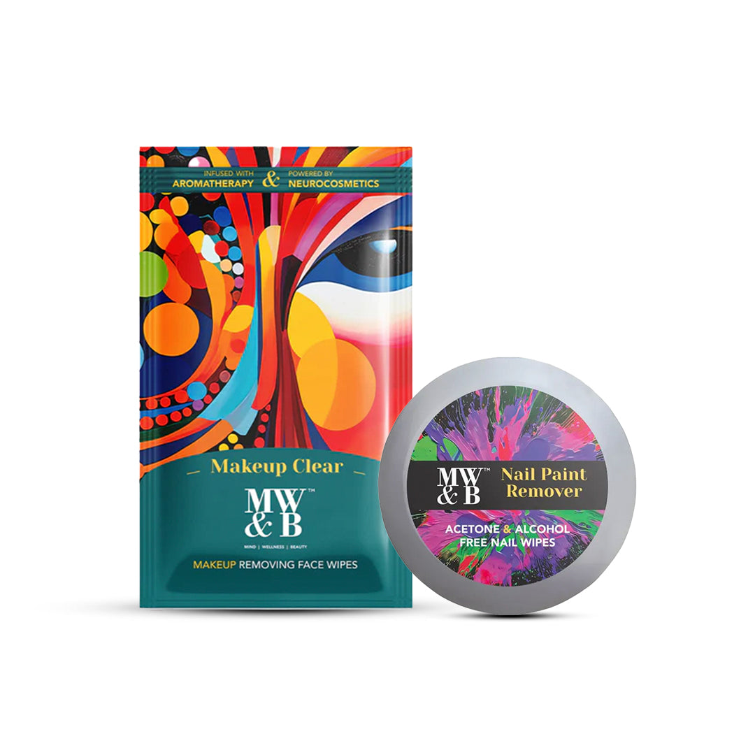 Buy Combo Of Makeup clear & Nail Polish remover By MW&B | WKLY Essentials
